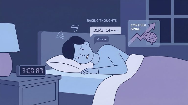 Cortisol and Sleep Disruption: Why Stress Wakes You at 3AM