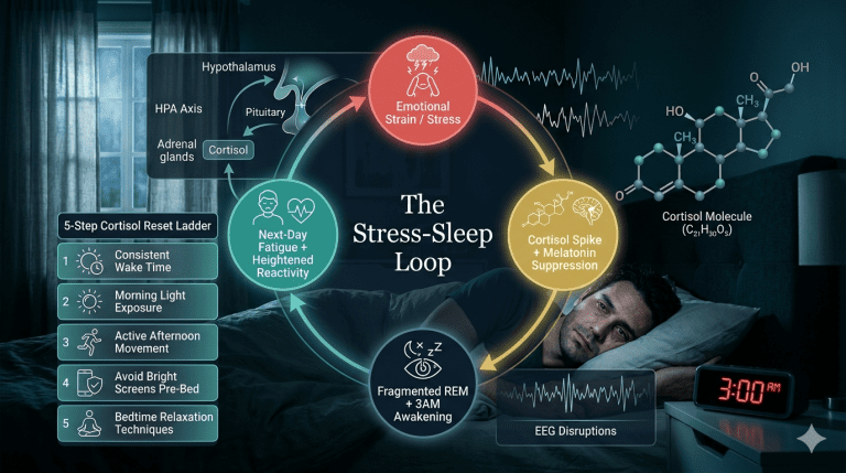 The Stress and Sleep Cycle — How It Works